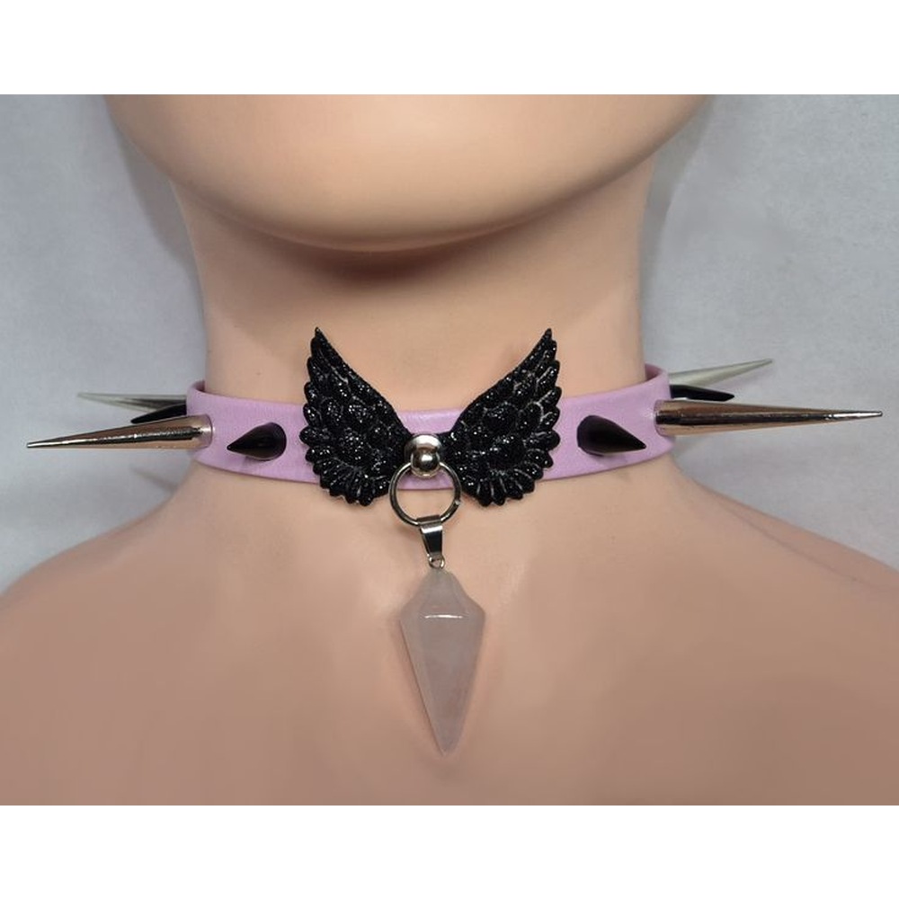 NekoGirl Collars - Heavenly handmade foulard - Rose